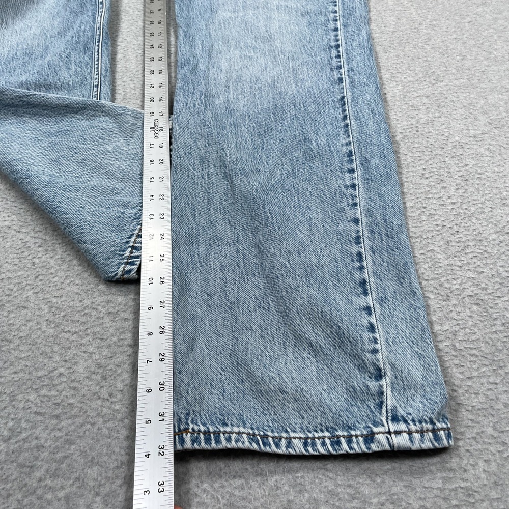 Levi's Jeans Mens 32x34 (33x32) Blue Light Wash 565 Loose Straight Leg Fit Denim - Picture 4 of 15